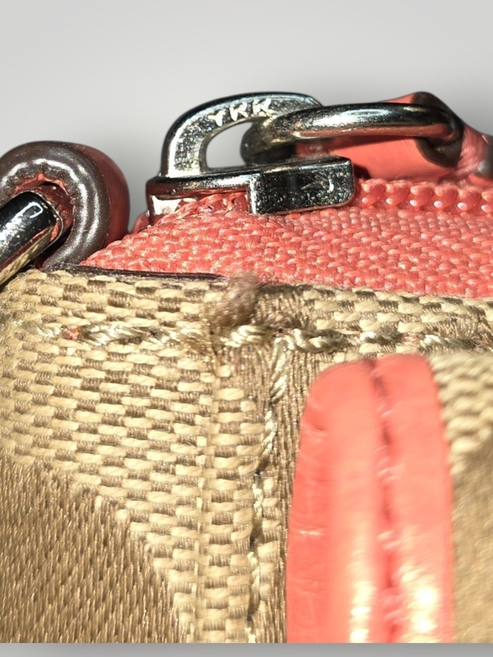 Coach Park Signature Zip Pouch Wristlet 2013 (Style F50117) Good Condition - Picture 9 of 10